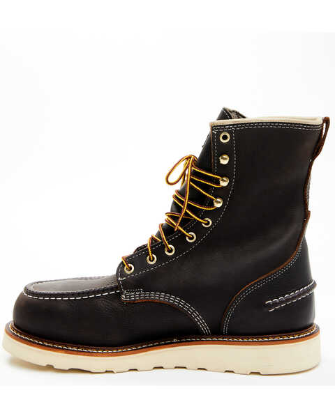 Image #3 - Thorogood Men's American Heritage 8" Waterproof Work Boots - Steel Toe , Brown, hi-res