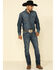 Wrangler 20X Men's No. 42 Tyler Stretch Vintage Bootcut Jeans , Blue, hi-res