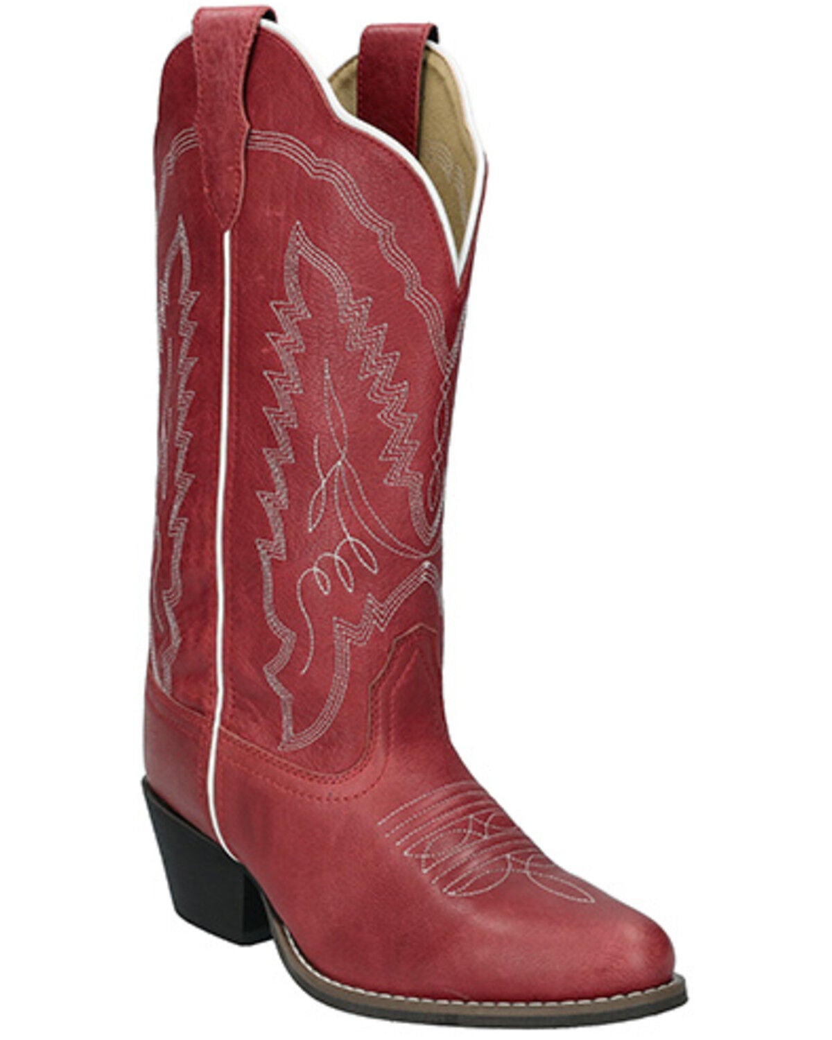 Smoky Mountain Women's Calloway Western Boots - Round Toe, Red, hi-res