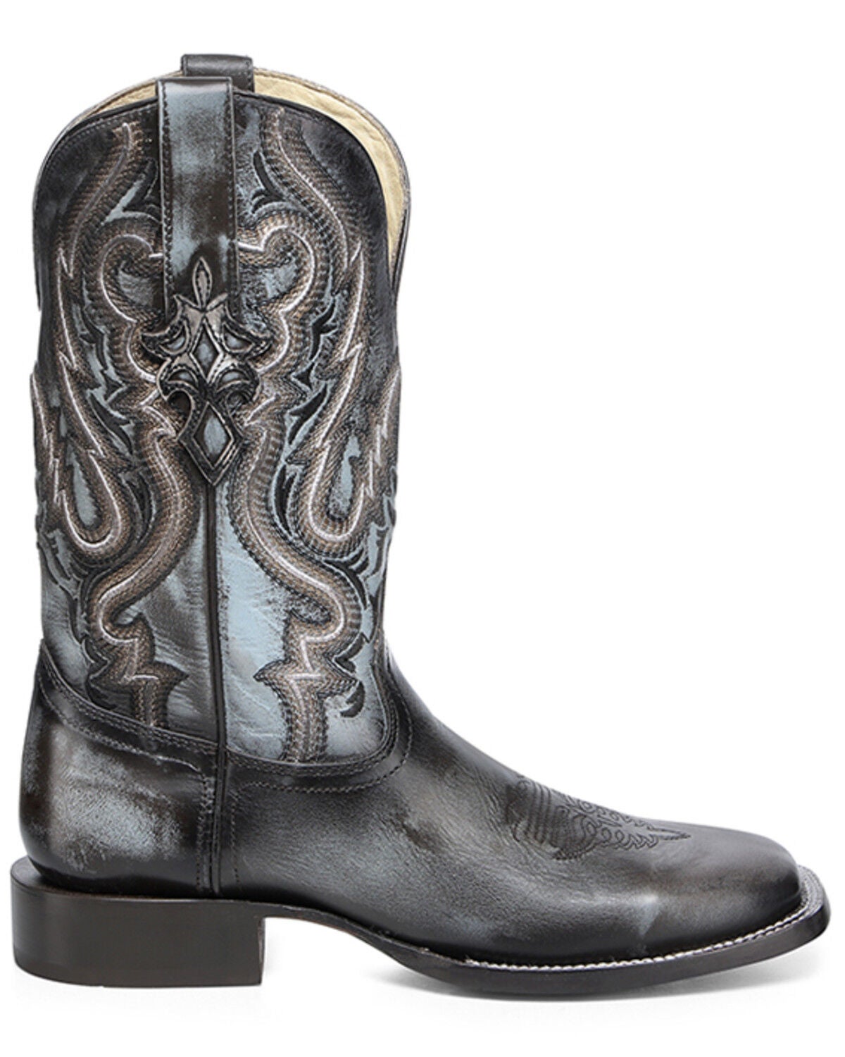 Image #2 - Corral Men's Triad Western Boots - Broad Square Toe, Black, hi-res