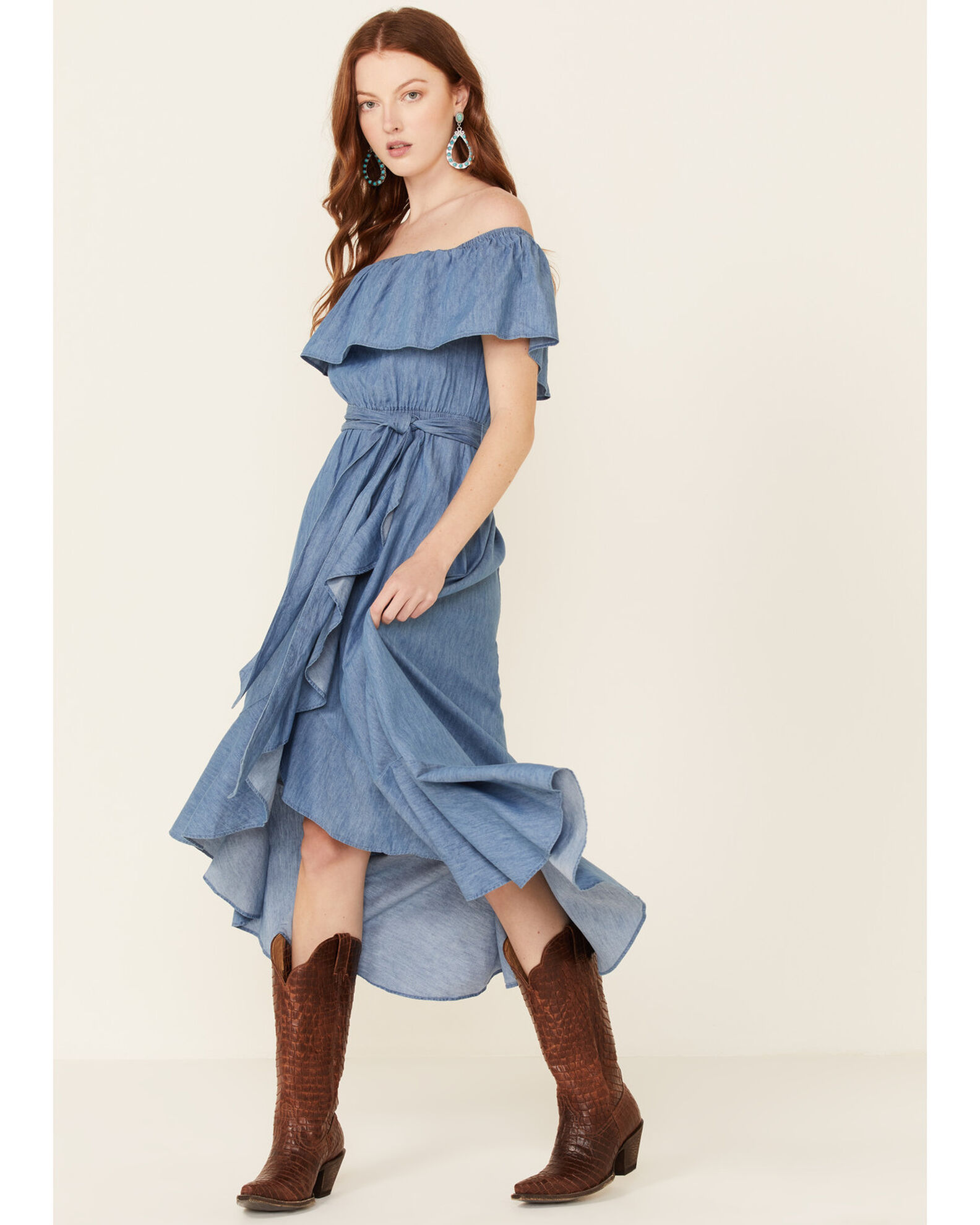 Tulip hem deals maxi dress