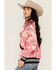 Image #2 - The Laundry Room Women's Coors Beer Wolf Stadium Satin Bomber Jacket, Pink, hi-res