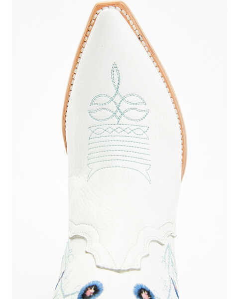 Image #6 - Shyanne Women's Fleur Western Boots - Snip Toe, White, hi-res
