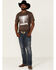 Image #2 - Cowboy Hardware Men's Barbed Skull Graphic T-Shirt , Brown, hi-res