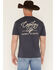 Image #1 - Cowboy Up Men's Durable By Nature Short Sleeve Graphic T-Shirt, Blue, hi-res