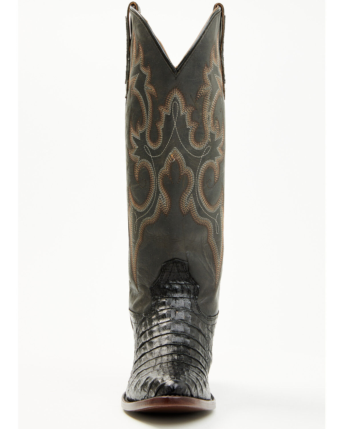 Image #4 - Shyanne Women's Layla Exotic Caiman Western Boots - Round Toe, Black, hi-res