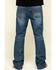 Image #1 - Cody James Men's Wolfstooth Medium Wash Relaxed Bootcut Stretch Denim Jeans , Blue, hi-res