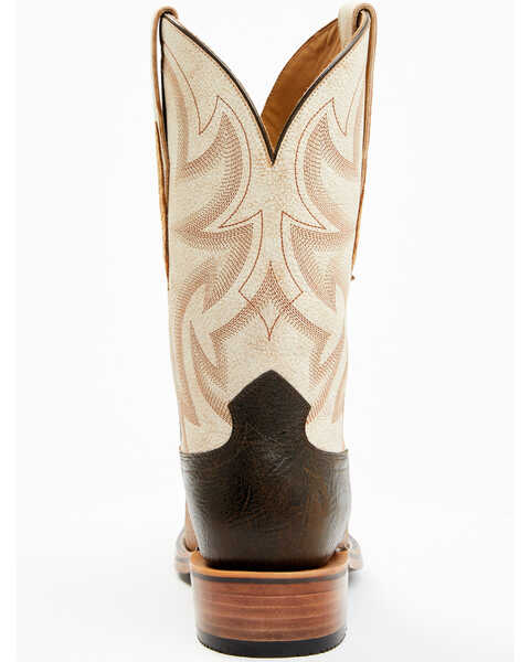Image #5 - RANK 45® Men's Archer Western Boots - Square Toe, Beige/khaki, hi-res