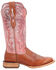 Image #2 - Durango Women's Arena Pro Western Boots - Broad Square Toe, Red, hi-res