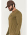 Image #3 - Troll Co Men's Haggler Long Sleeve Graphic Shirt, Olive, hi-res