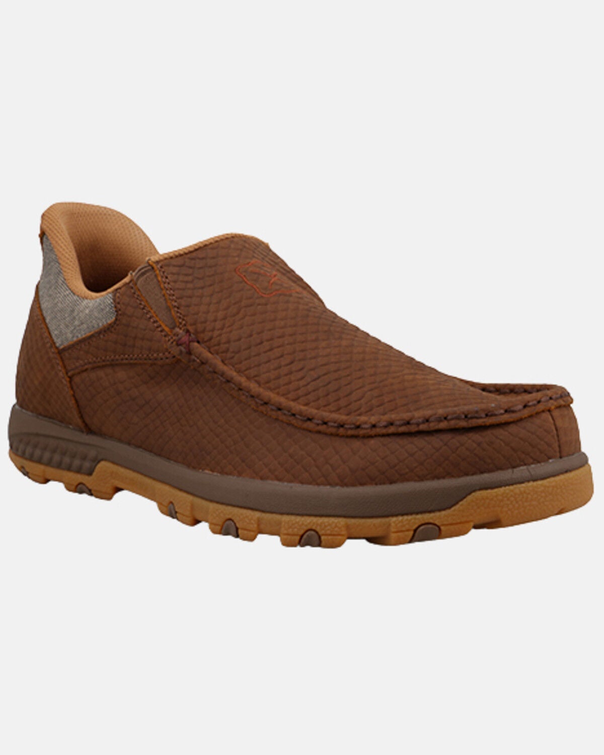 Image #1 - Twisted X Men's Slip-On Driving Mocs, Caramel, hi-res