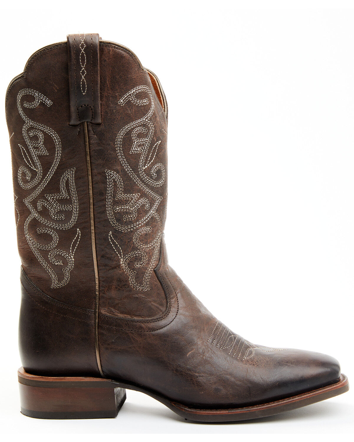 Image #2 - Idyllwind Women's Giddy Up Leather Western Boot - Broad Square Toe, Chocolate, hi-res