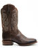 Image #2 - Idyllwind Women's Giddy Up Leather Western Boot - Broad Square Toe, Chocolate, hi-res