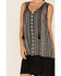 Image #3 - Bila Women's Southwestern Stripe Print Sleeveless Dress, Black, hi-res
