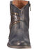 Image #4 - Circle G Women's Studded Star Inlay Booties - Round Toe, Blue, hi-res