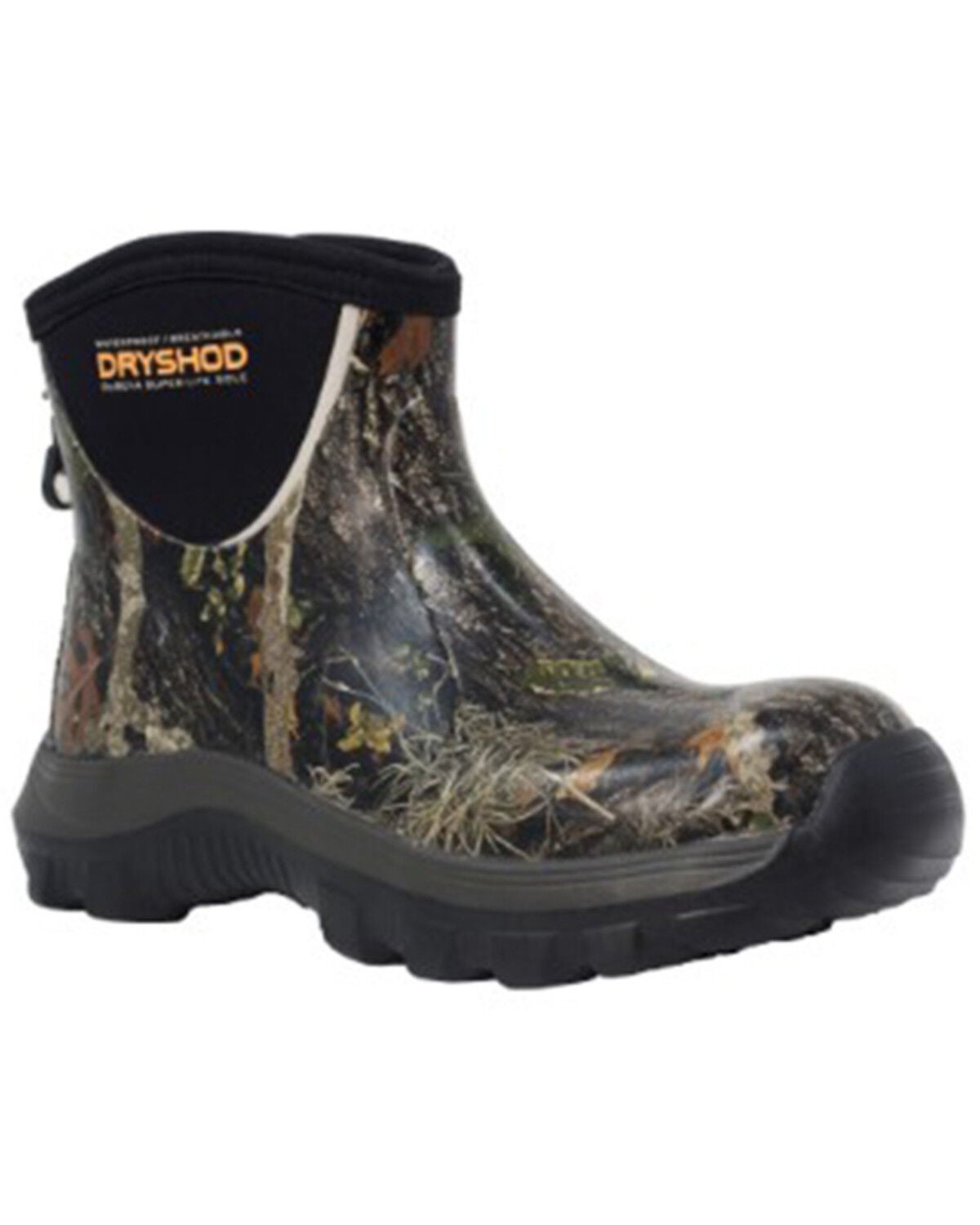 Dryshod Men's Evalusion Lightweight Ankle Waterproof Work Boots - Round Toe, Camouflage, hi-res