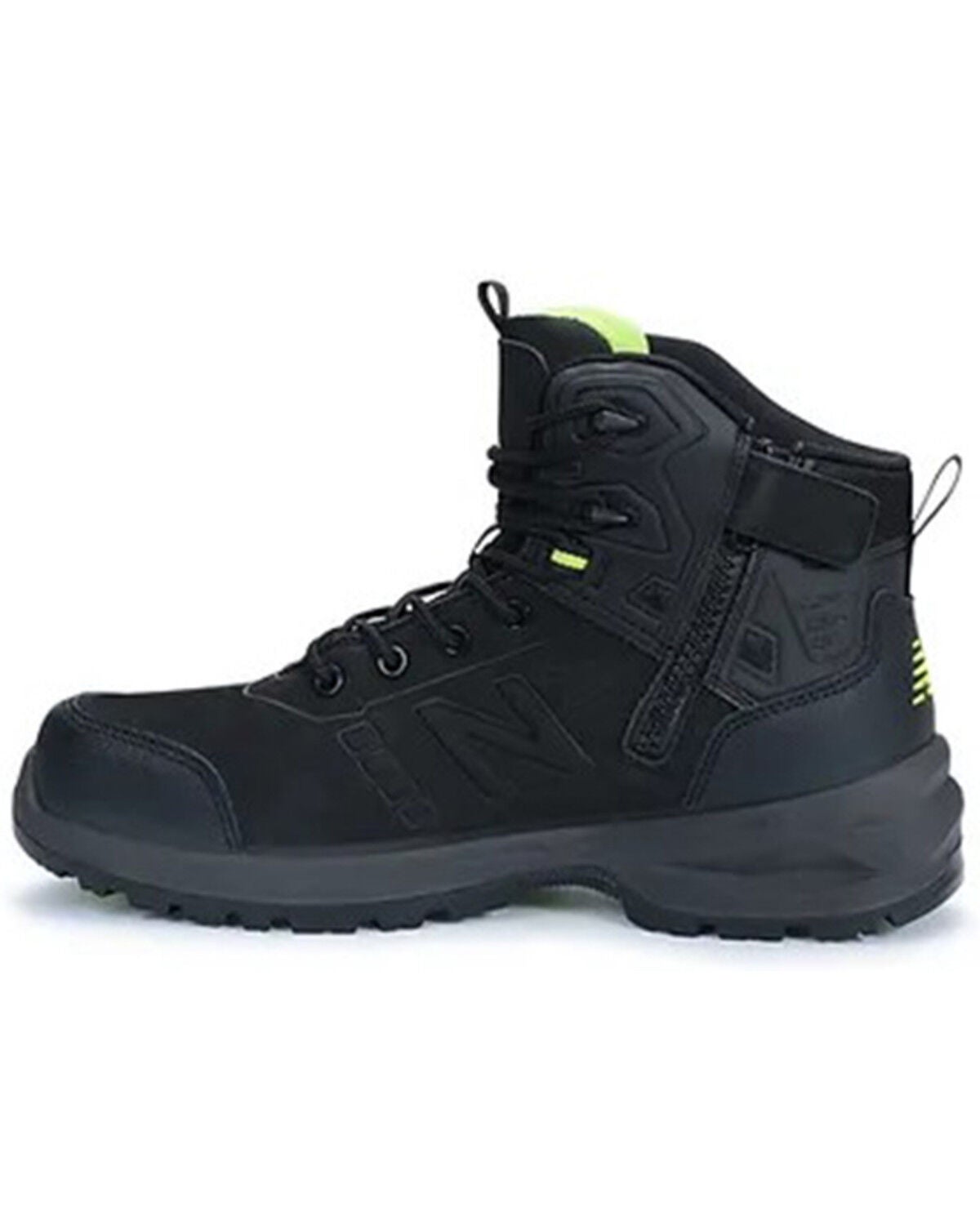 Image #3 - New Balance Men's Calibre Lace-Up Work Shoes - Composite Toe, Black, hi-res