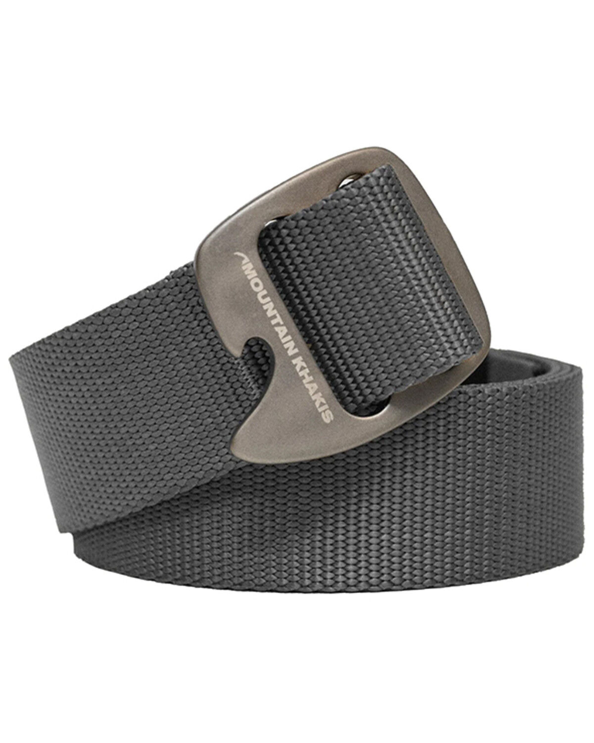 Image #1 - Mountain Khakis Men's Homestead Solid Webbing Basic Belt, Grey, hi-res