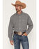 Image #1 - Ariat Men's Boot Barn Exclusive Pro Series Willis Checkered Plaid Print Long Sleeve Button-Down Western Shirt, Black, hi-res