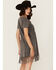 Image #4 - Blended Women's Country Heart Short Sleeve Mini T-Shirt Dress, Black, hi-res