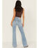 Image #3 - Shyanne Women's Sargents Light Wash Joni High Rise Bootcut Super Stretch Denim Jeans, Light Wash, hi-res