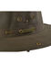 Image #2 - Outback Trading Co. Men's Oilskin River Guide Hat, Sage, hi-res