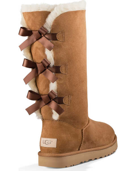 Image #6 - UGG Women's Chestnut Bailey Bow Tall II Boots - Round Toe , Brown, hi-res