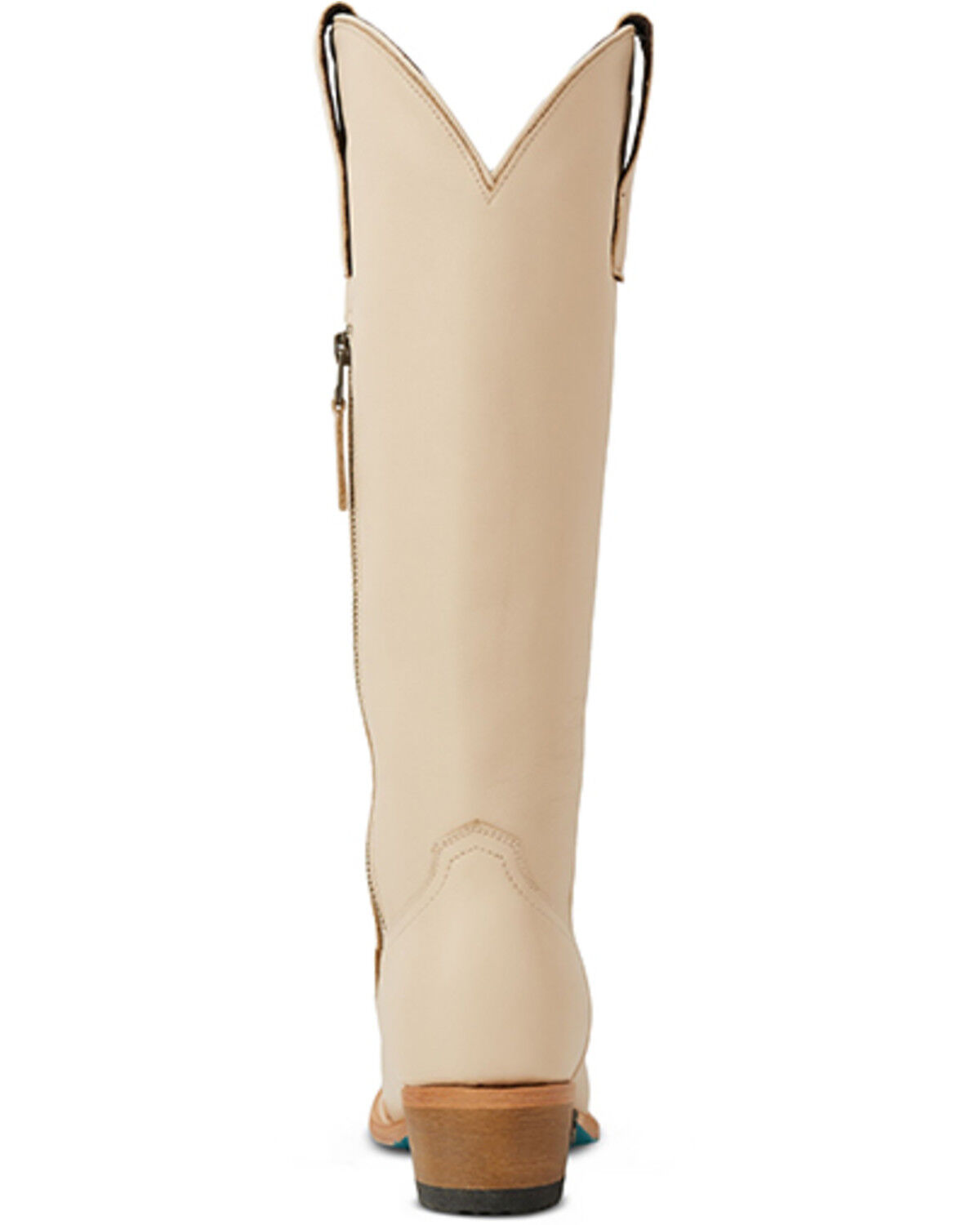 Image #5 - Lane Women's Plain Jane Tall Western Boots - Round Toe, Ivory, hi-res
