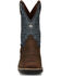 Justin Men's Waterproof Western Work Boots - Soft Toe, Chocolate, hi-res