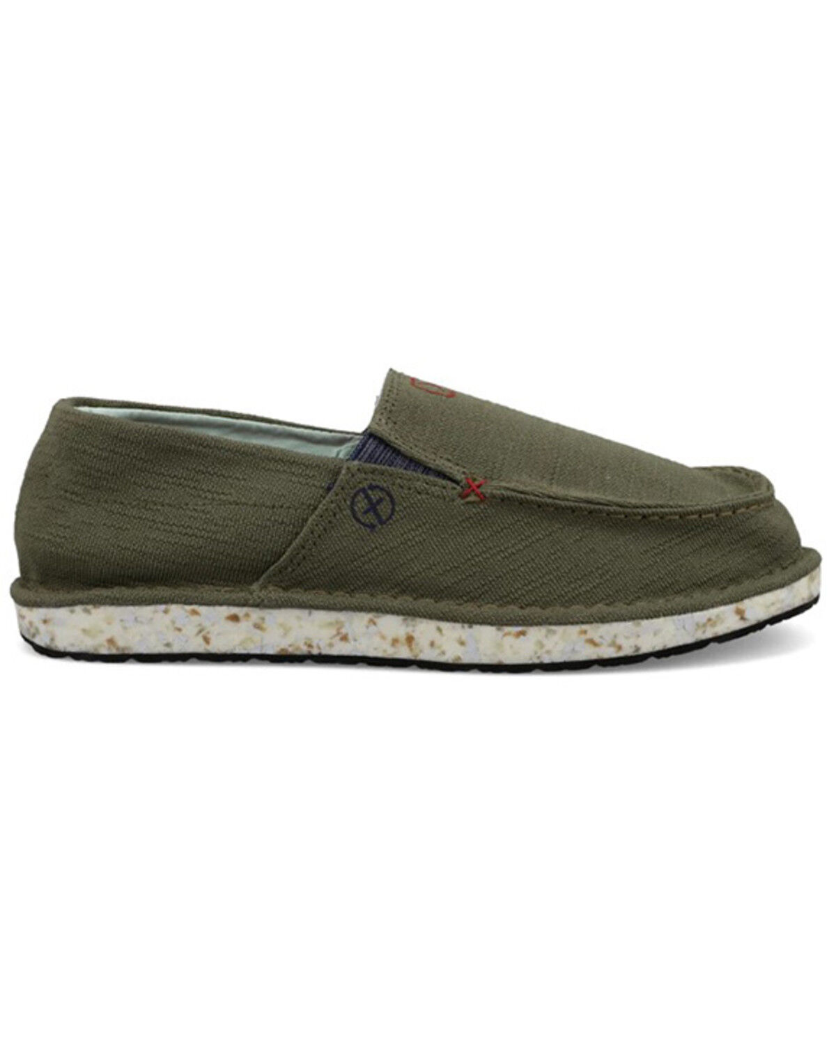 Image #2 - Twisted X Men's Circular Project™ Slip-On Shoes - Moc Toe, Green, hi-res