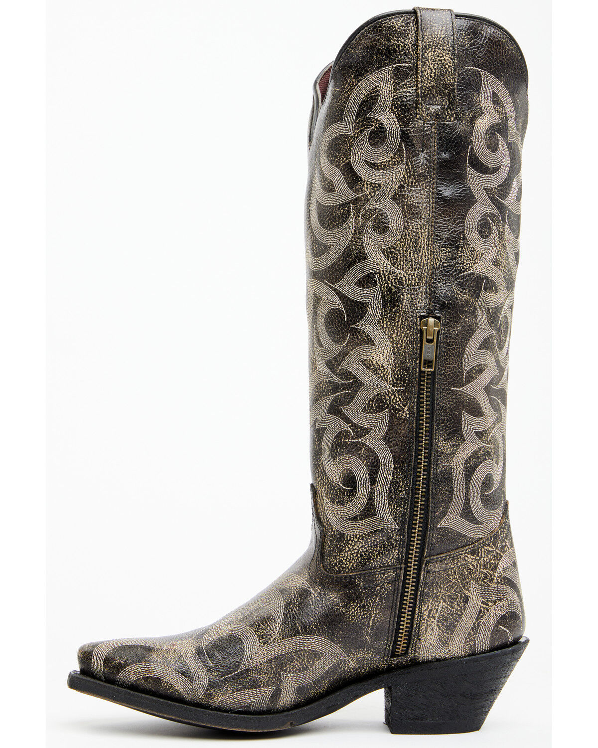 Image #3 - Laredo Women's Twyla Tall Western Boots - Snip Toe, Black, hi-res
