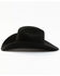 Image #3 - Serratelli Remington 5X Felt Cowboy Hat, Black, hi-res