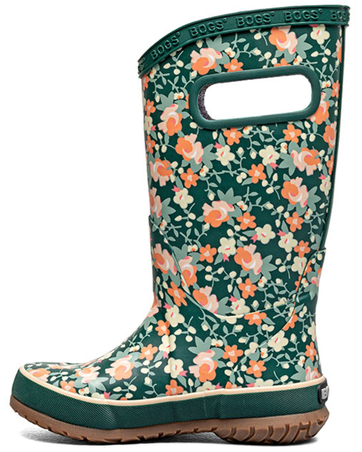 Image #3 - Bogs Girls' Floral Rainboots, Multi, hi-res