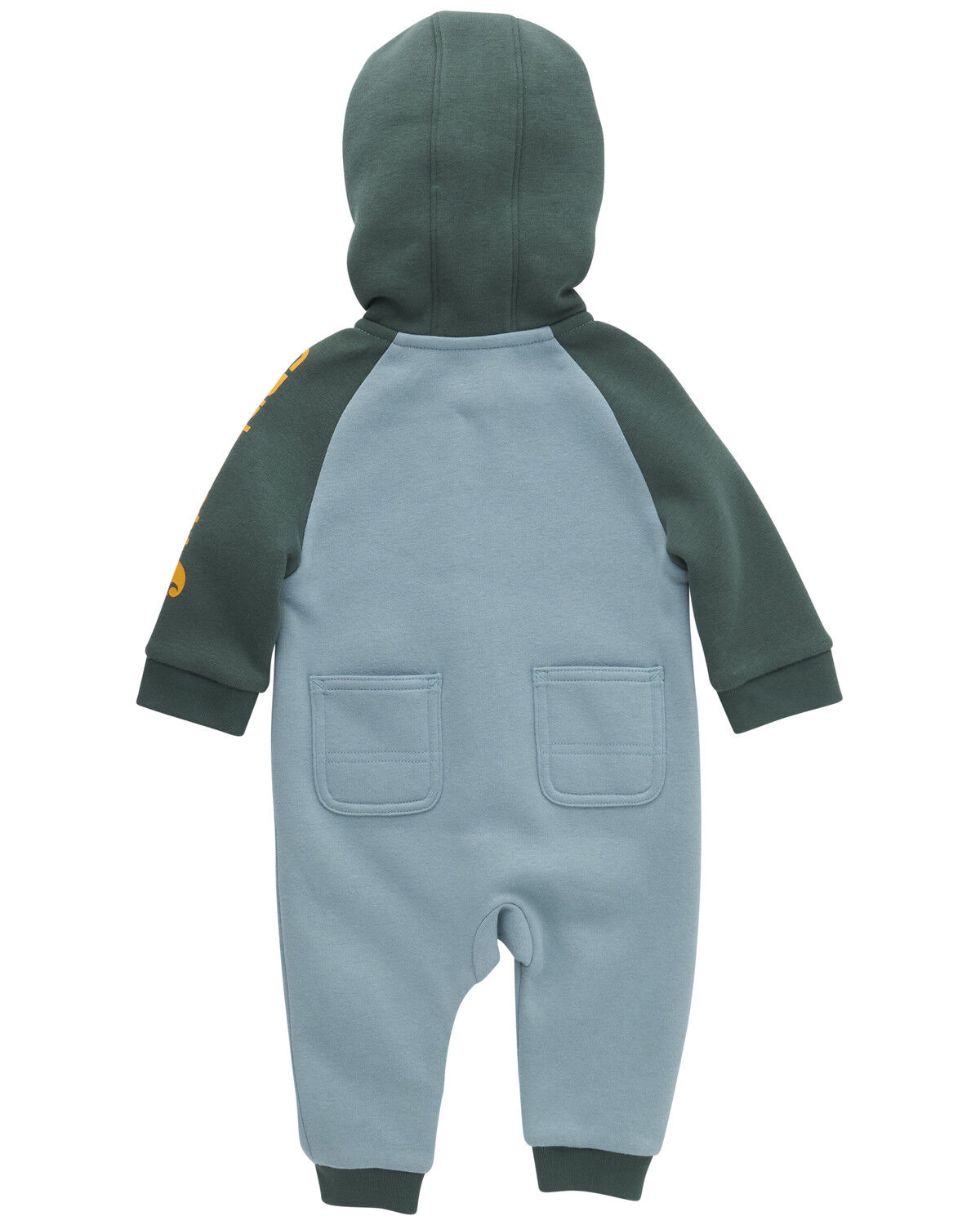 Image #2 - Carhartt Infant Boys' Hooded Onesie, Green, hi-res