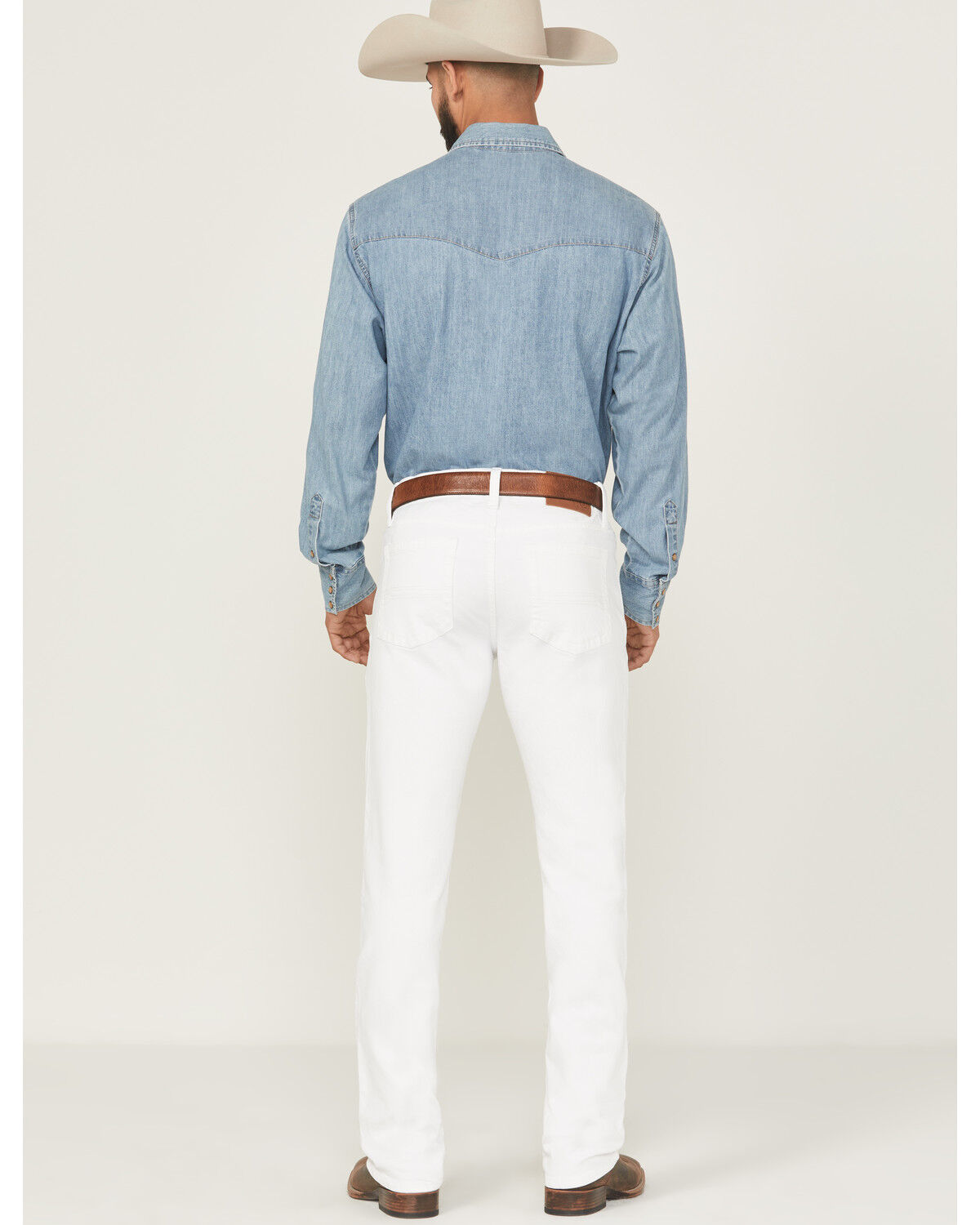 Image #3 - Cody James Men's Jackson Slim Straight Stretch Denim Jeans, White, hi-res