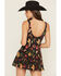 Image #4 - Show Me Your Mumu Women's Texas Hold Em Printed Malro Sleeveless Mini Dress, Black, hi-res