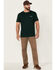 ATG By Wrangler Men's Morel Utility Asymmetric Cargo Pants , Brown, hi-res
