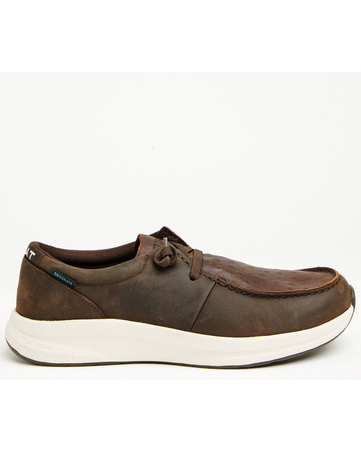 Image #2 - Ariat Men's Buckeye Waterproof Casual Shoes - Moc Toe, Chocolate, hi-res