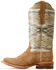 Image #2 - Ariat Women's Frontier Chimayo Southwestern Boots - Broad Square Toe, Beige, hi-res