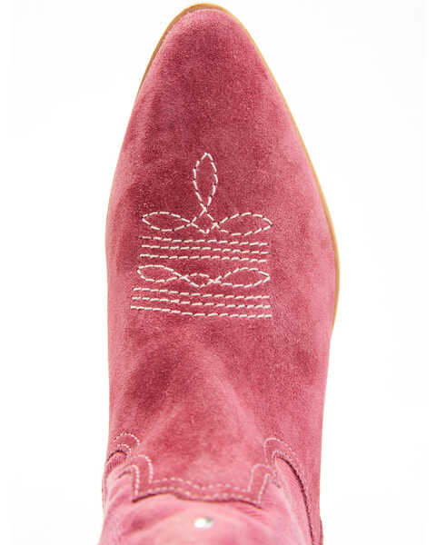 Image #6 - Idyllwind Women's Sashay Fringe Studded Leather Western Boots - Pointed Toe, Pink, hi-res