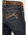 Image #4 - Ariat Women's Kimber Dark Wash High Rise Slim Trouser Stretch Denim Jeans, Dark Wash, hi-res