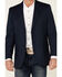 Image #3 - Cripple Creek Men's Navy Lubbock Small Plaid Button-Front Western Sportcoat , , hi-res
