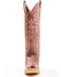 Image #4 - Circle G Women's Embroidered Tall Western Boots - Snip Toe, Pink, hi-res