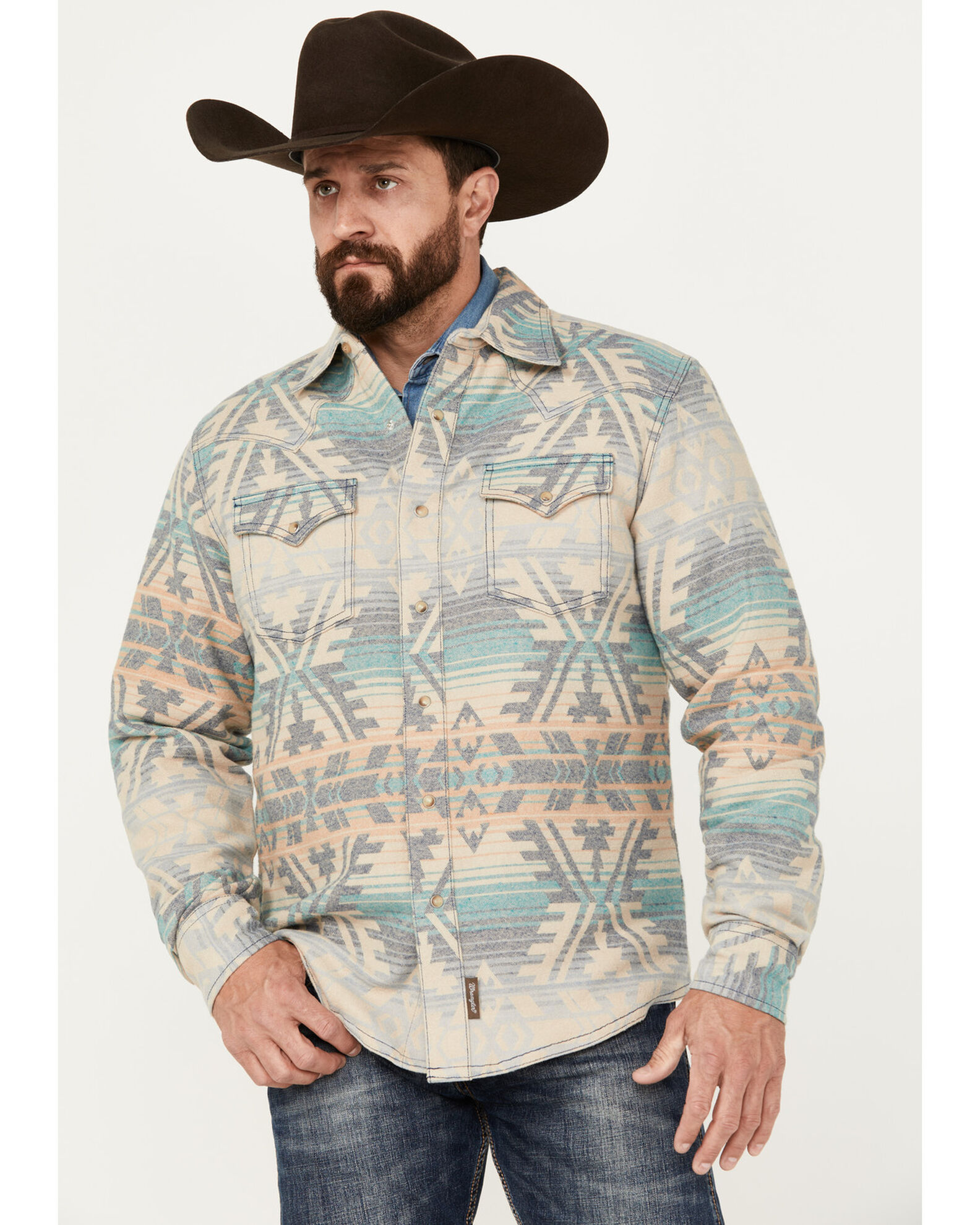 Wrangler retro western best sale shirts