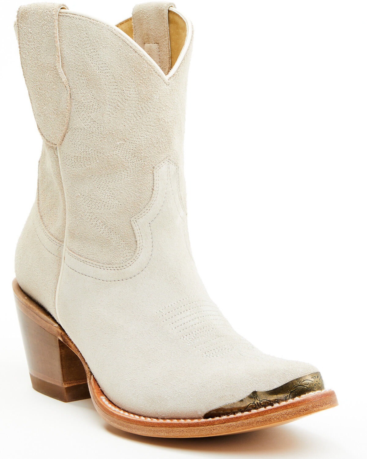 Image #1 - Idyllwind Women's Wheels Western Booties - Round Toe, Ivory, hi-res