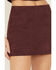 Image #2 - Shyanne Women's Faux Suede Mini Skort, Brown, hi-res