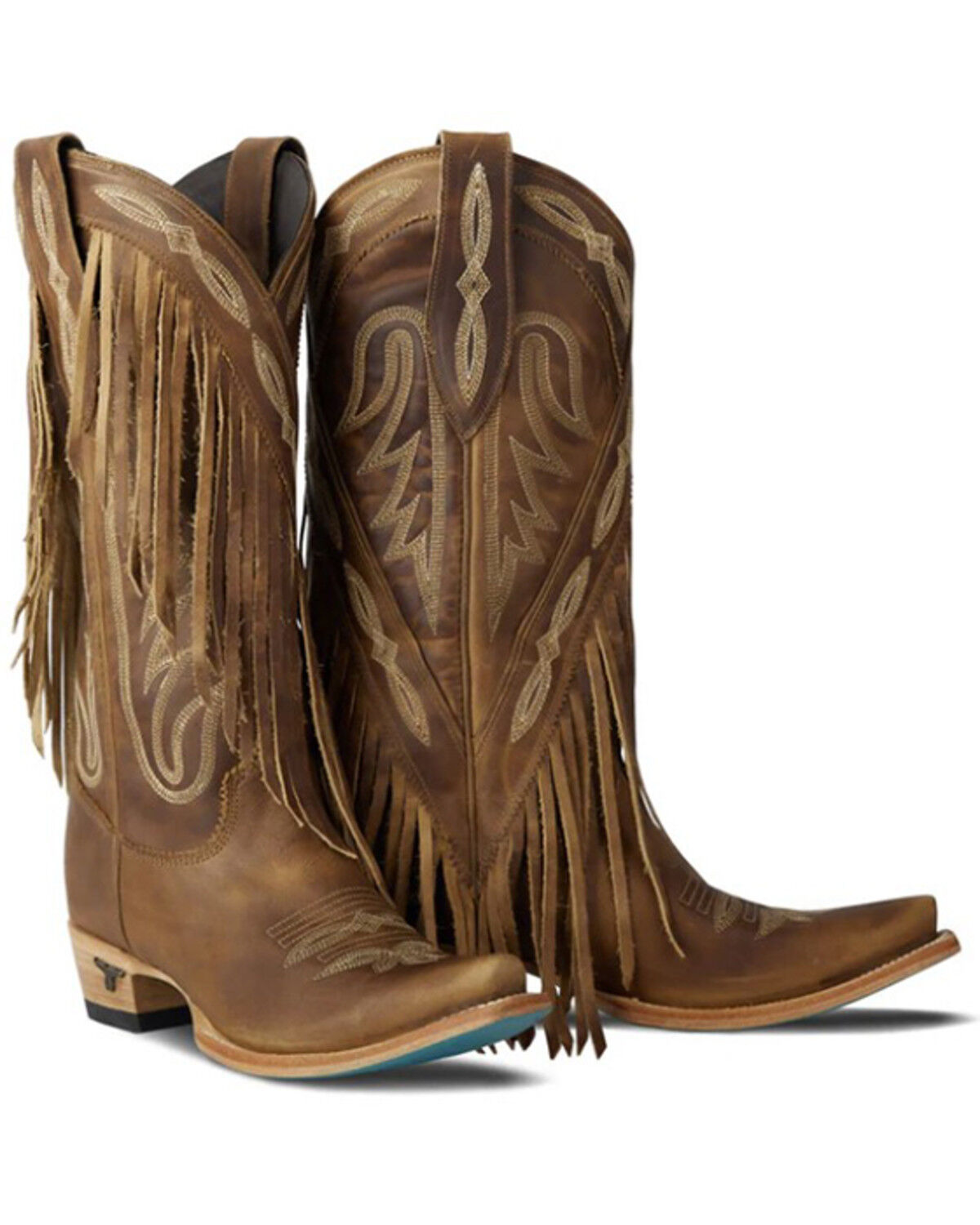 Image #1 - Lane Women's Senita Falls Western Boots - Snip Toe, Brown, hi-res