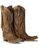Image #1 - Lane Women's Senita Falls Western Boots - Snip Toe, Brown, hi-res