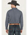 Image #4 - Ariat Men's Colson Geo Print Long Sleeve Button-Down Western Shirt - Tall, Navy, hi-res