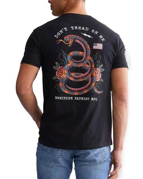 Howitzer Men's Tattoo Tread Short Sleeve Graphic T-Shirt , Black, hi-res